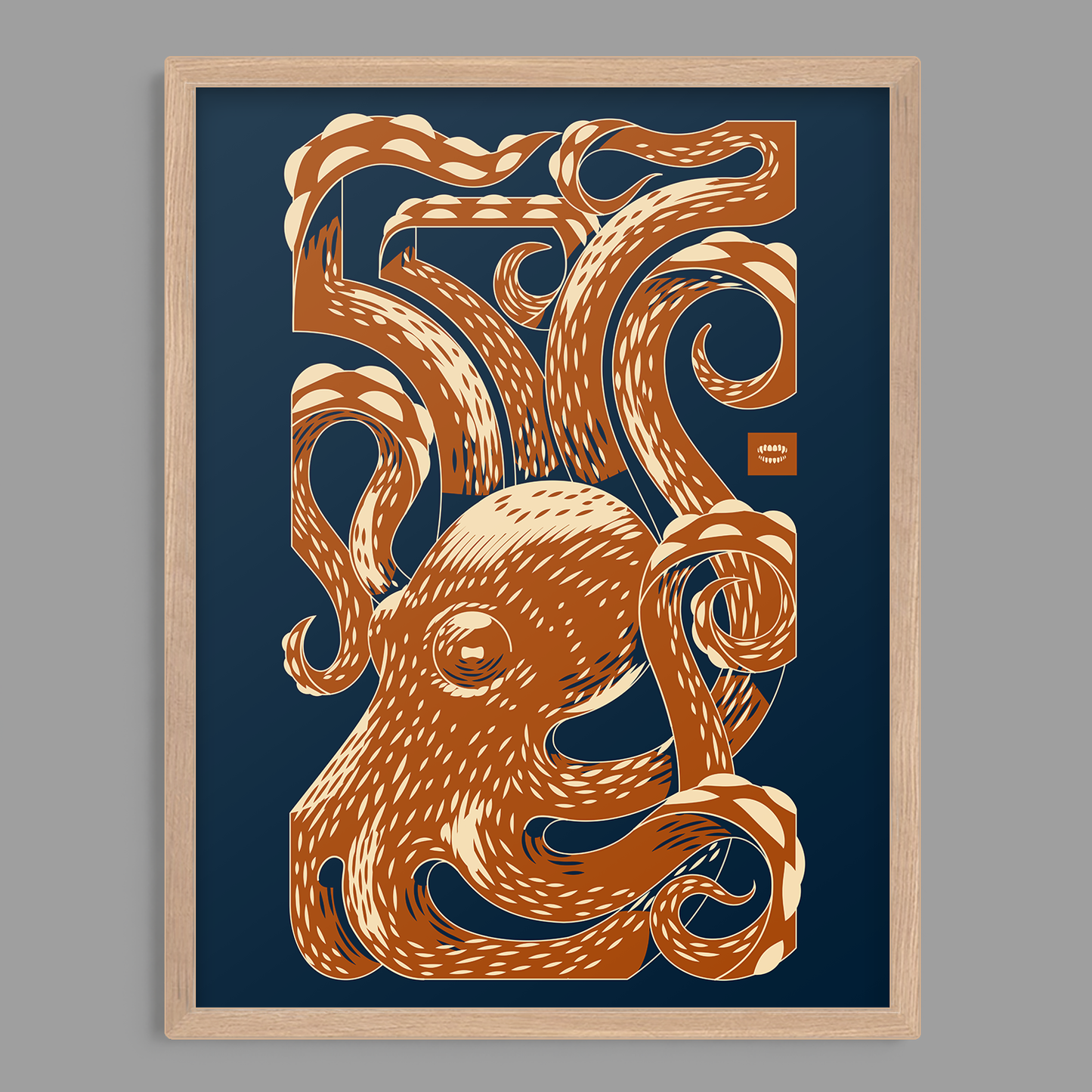 Octopus Tessellation Print