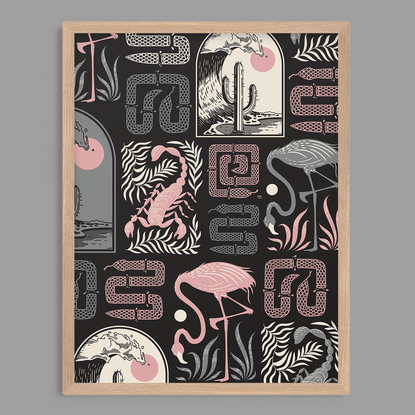 Palm Springs Flash Print