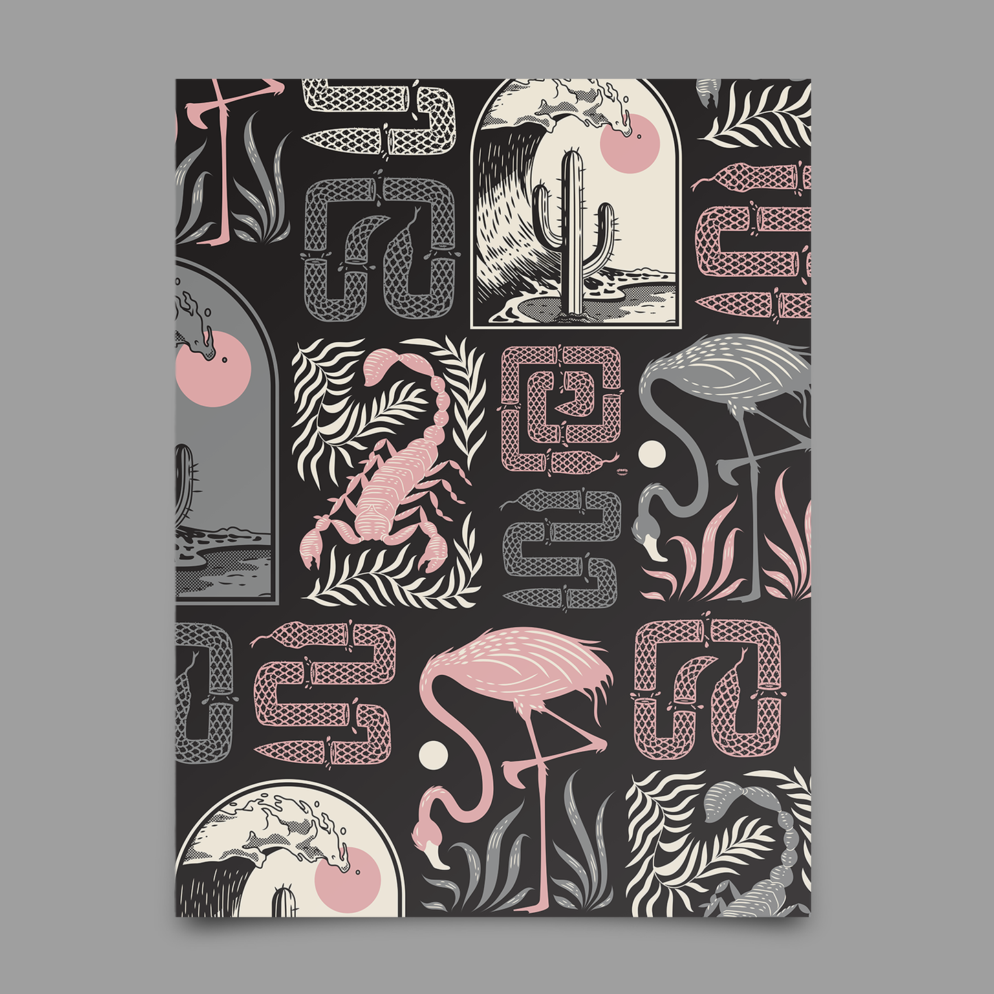 Palm Springs Flash Print