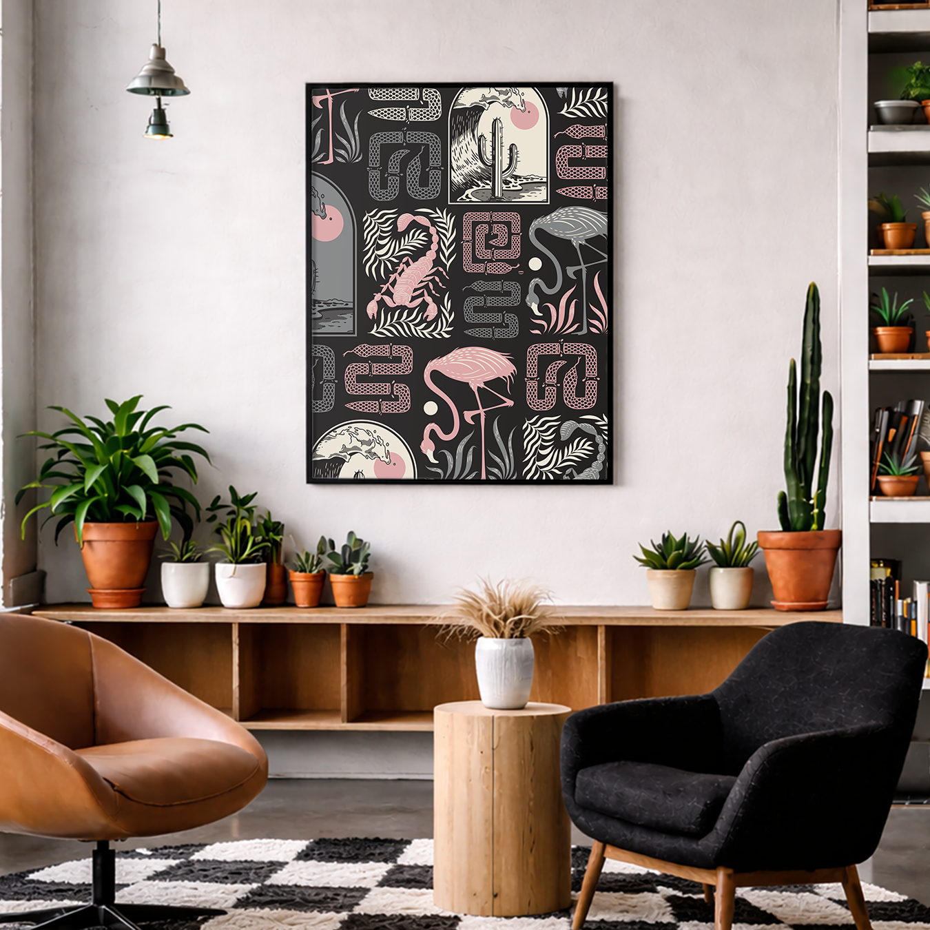 Palm Springs Flash Print