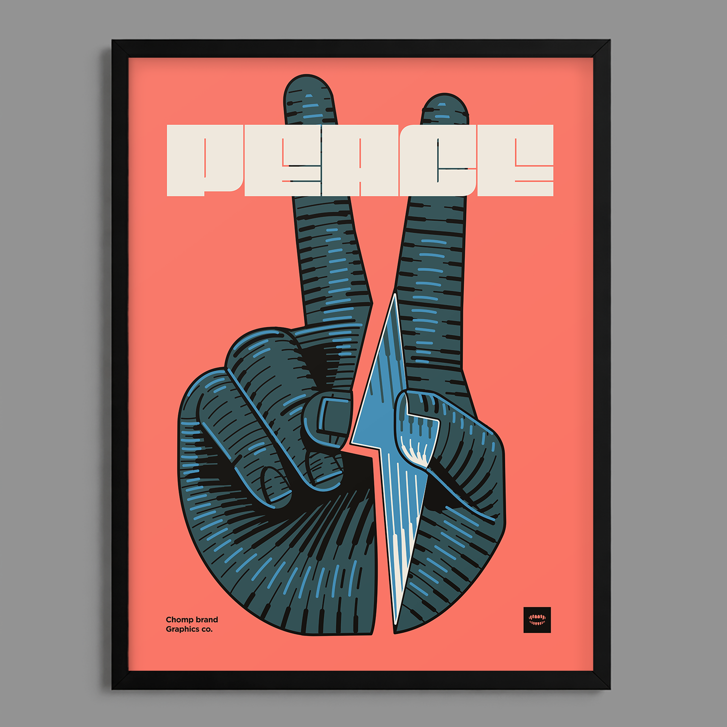 Peace Bolt Print