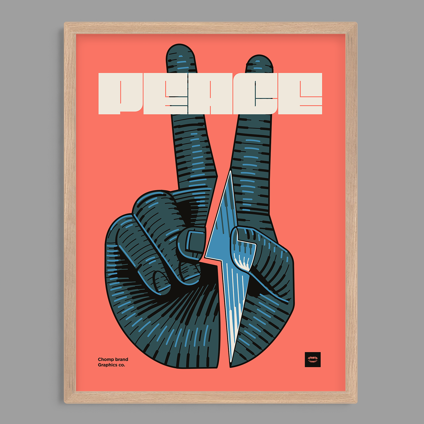 Peace Bolt Print