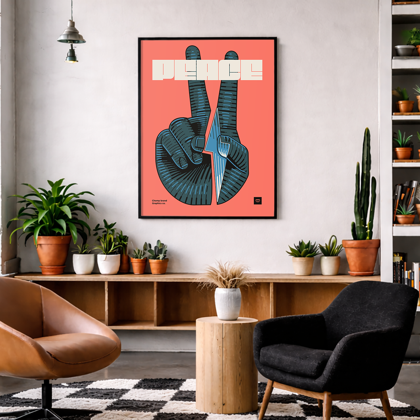 Peace Bolt Print