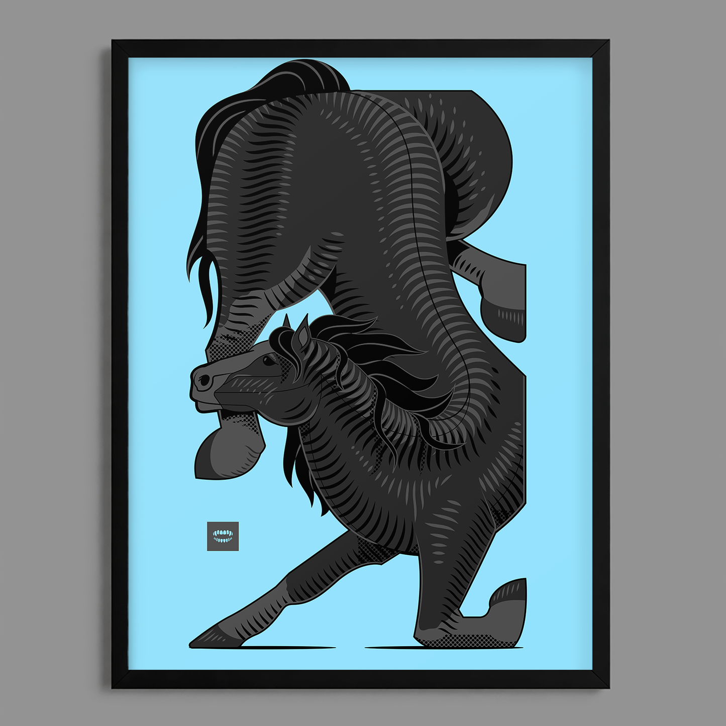 Pony Tessellation Print