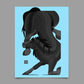 Pony Tessellation Print