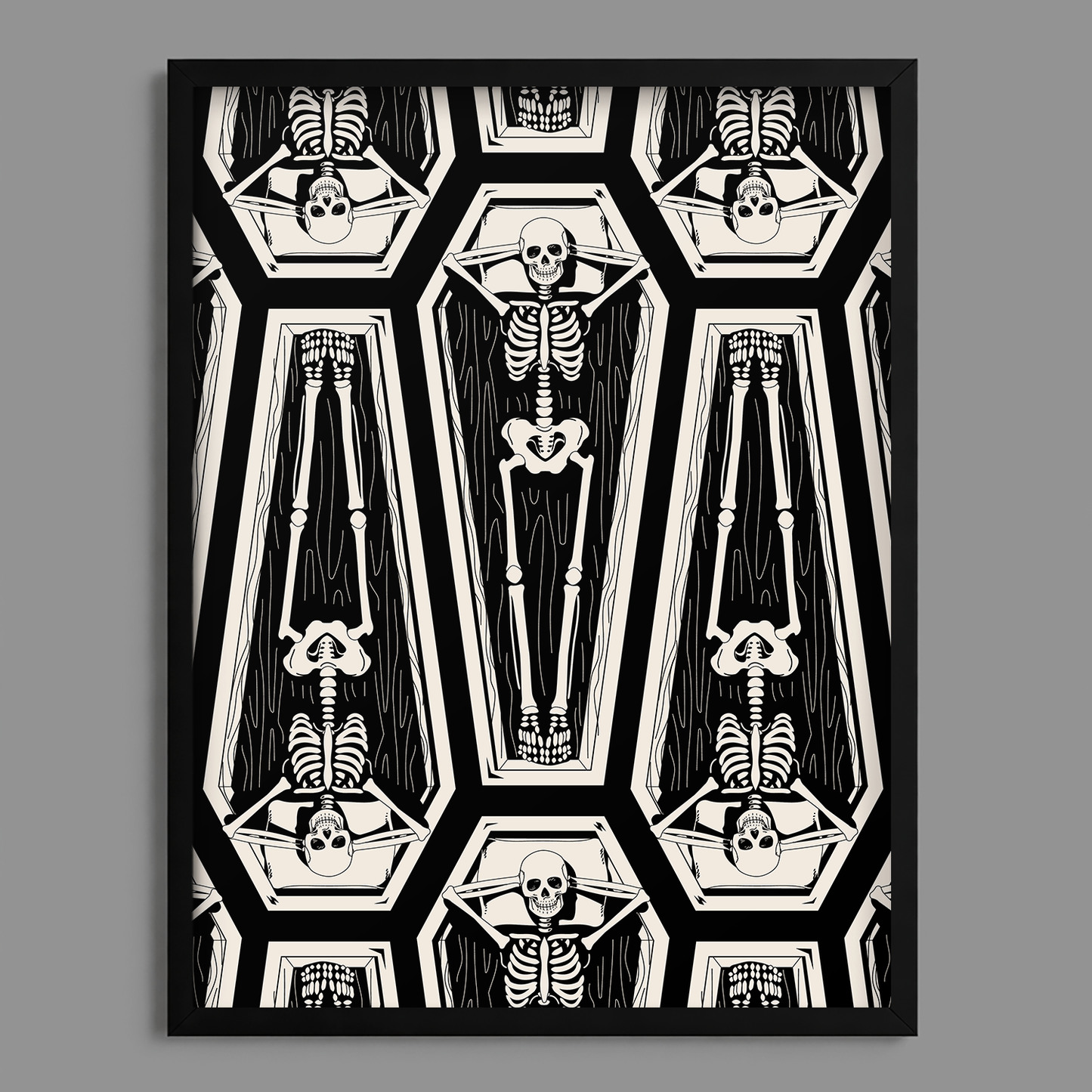 Relax Coffin Print
