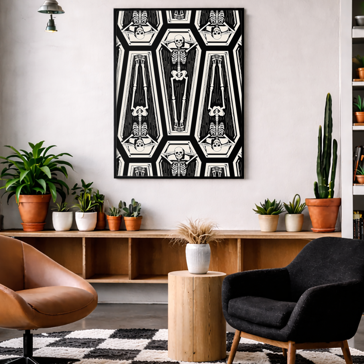 Relax Coffin Print