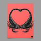 Scorpion Heart Print