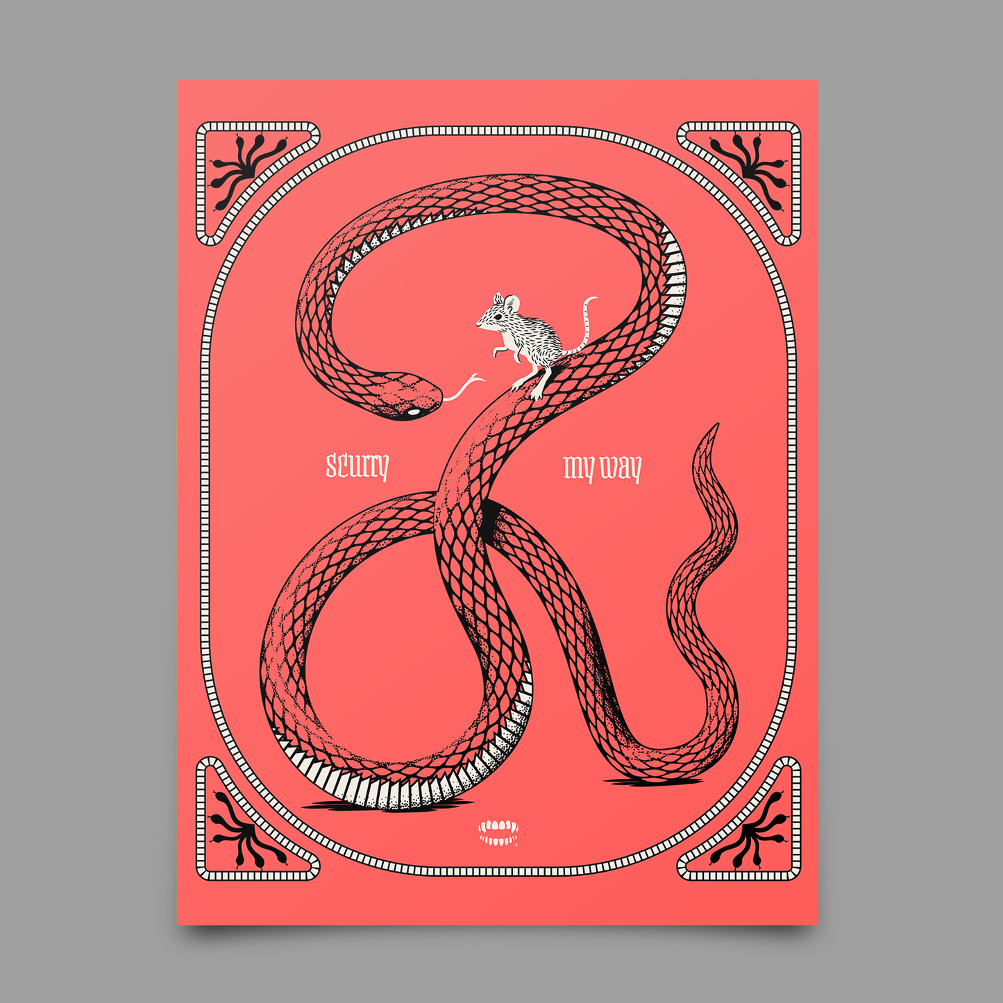 Scurry My Way Print