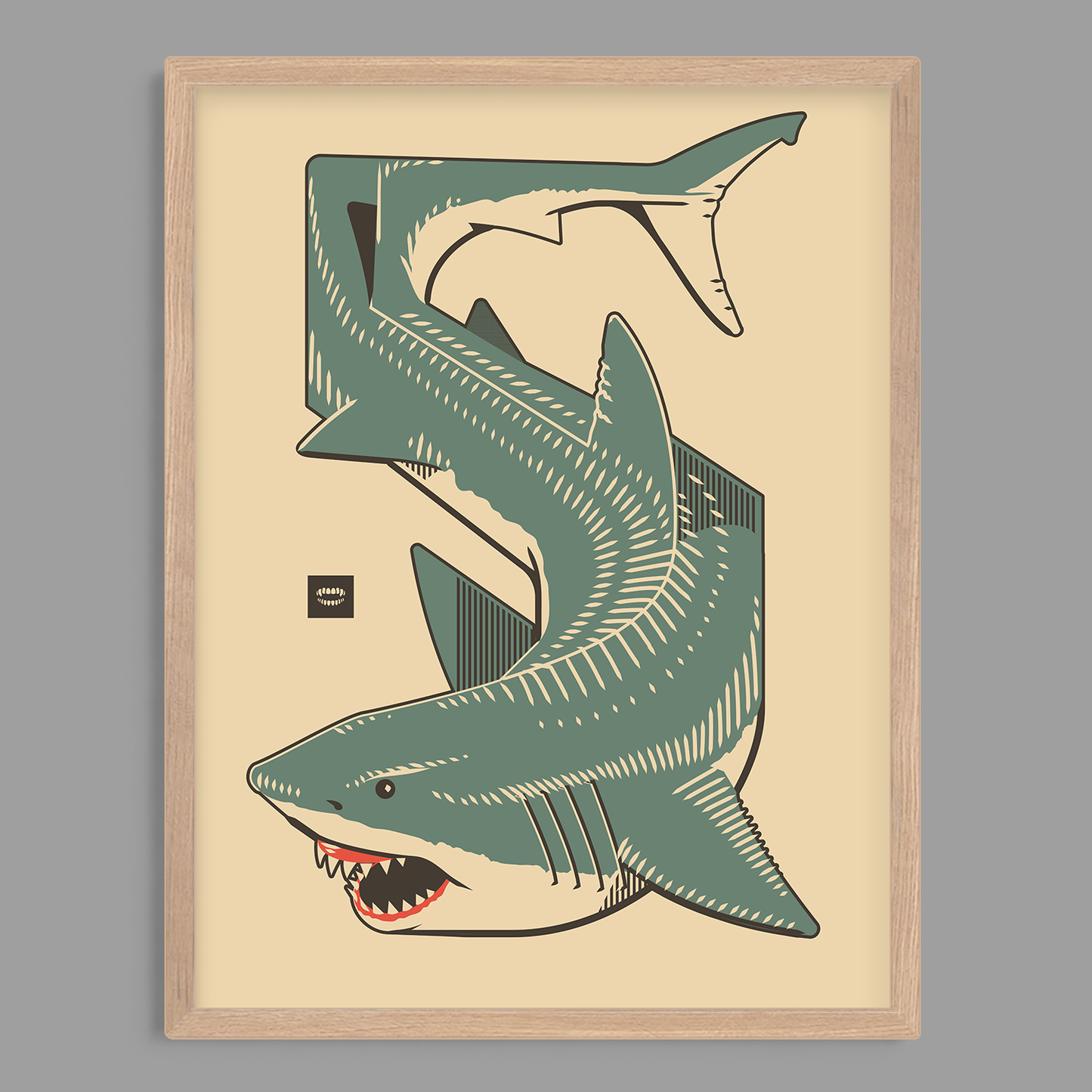 Shark Tessellation Print