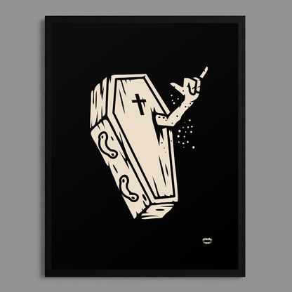 Shred Til You're Dead Print