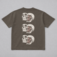 Skull Skull Skull Boxy Tee