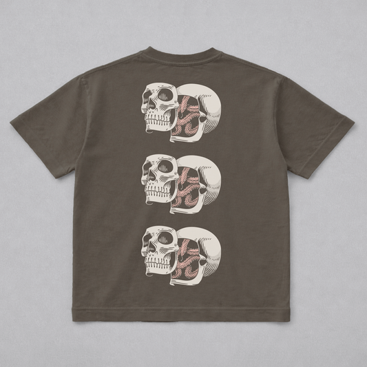 Skull Skull Skull Boxy Tee [pre-sale]