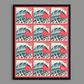 Square Wave Barrel Print