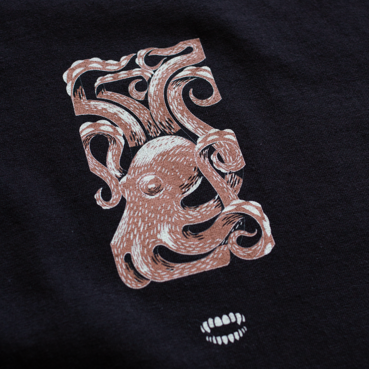 Tessellation Black Boxy Tee