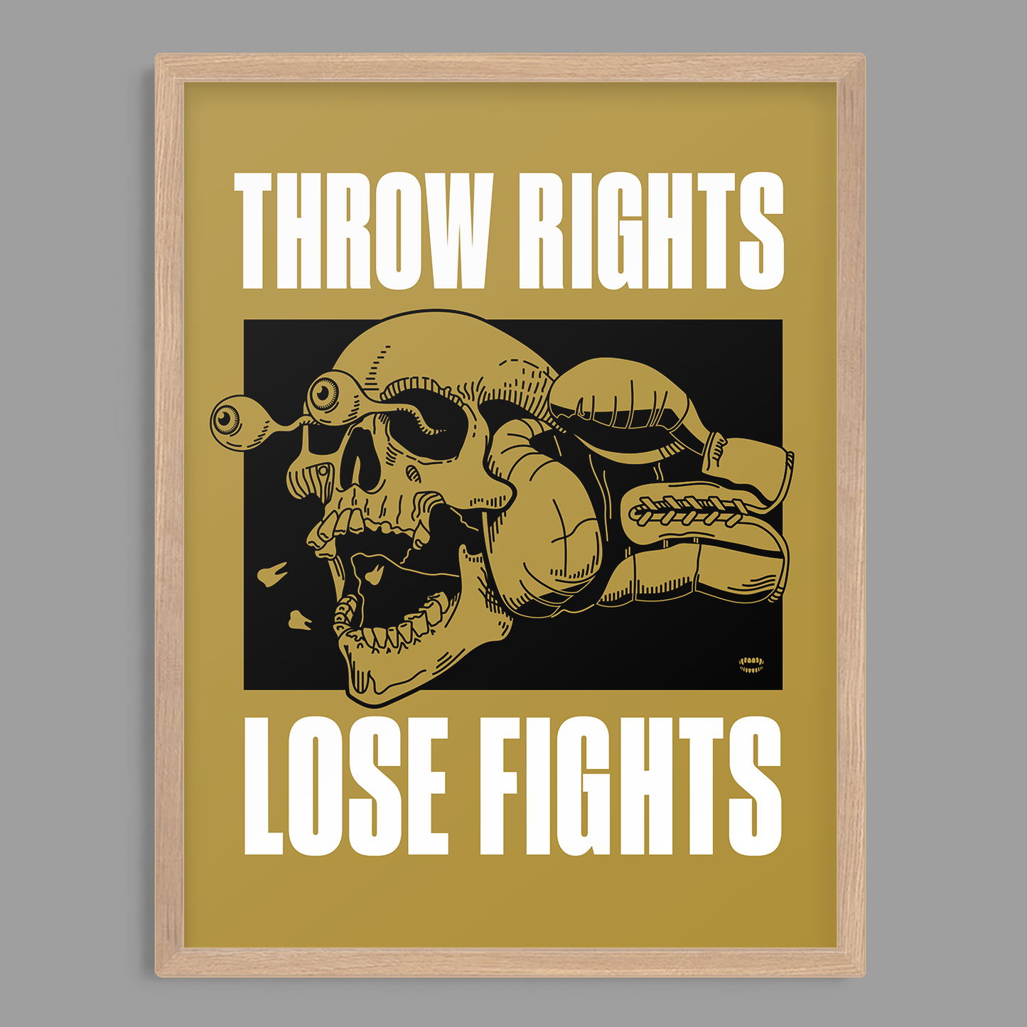 Throw Rights Print