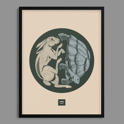 Tortoise Hare Print