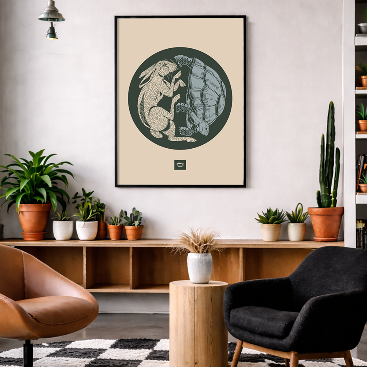 Tortoise Hare Print