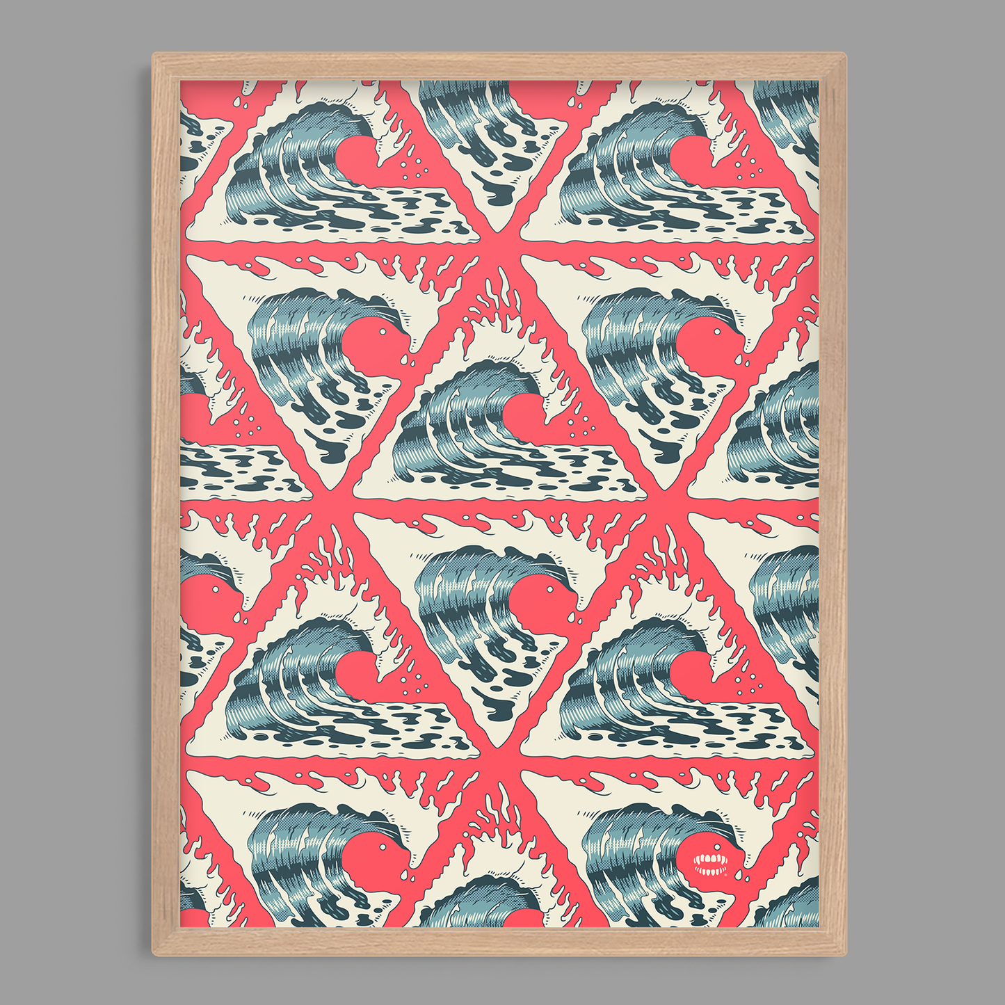 Triangle Wave Print