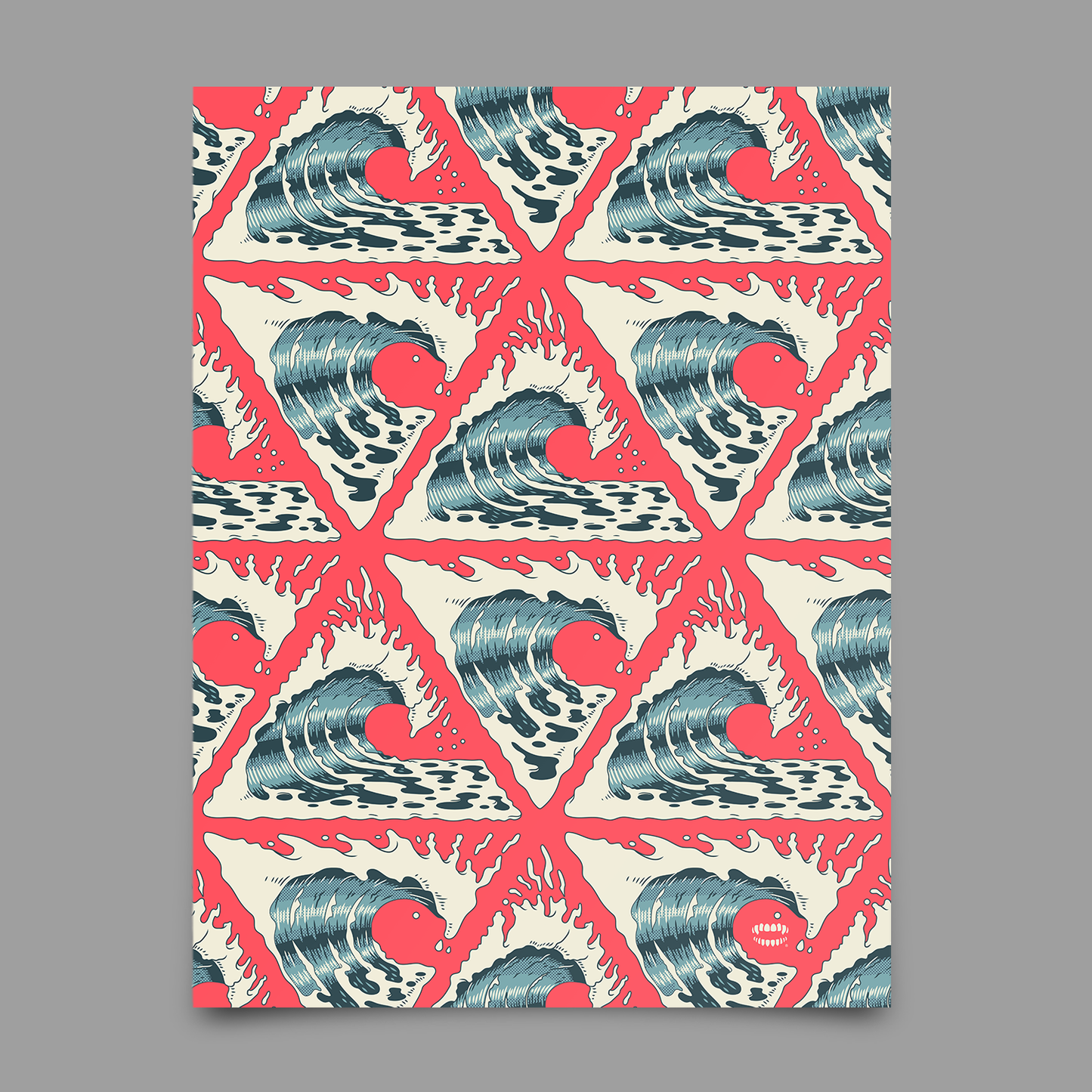 Triangle Wave Print