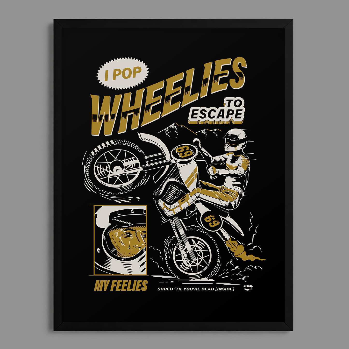 Wheelies Print