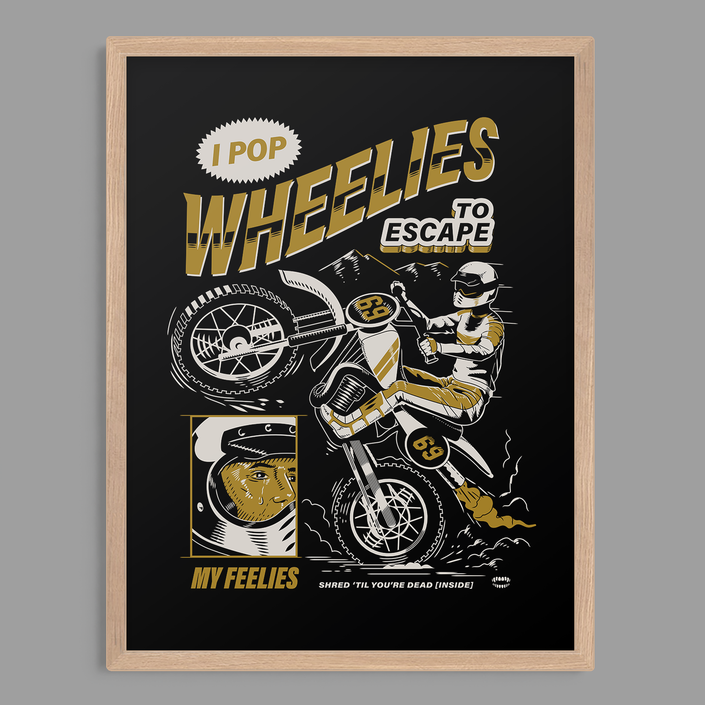 Wheelies Print