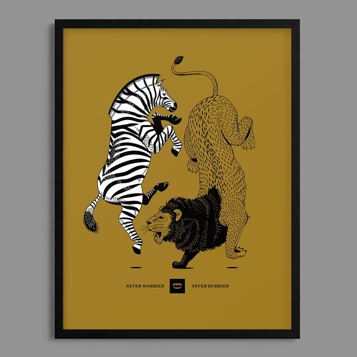Zebra Lion Print