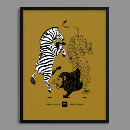 Zebra Lion Print