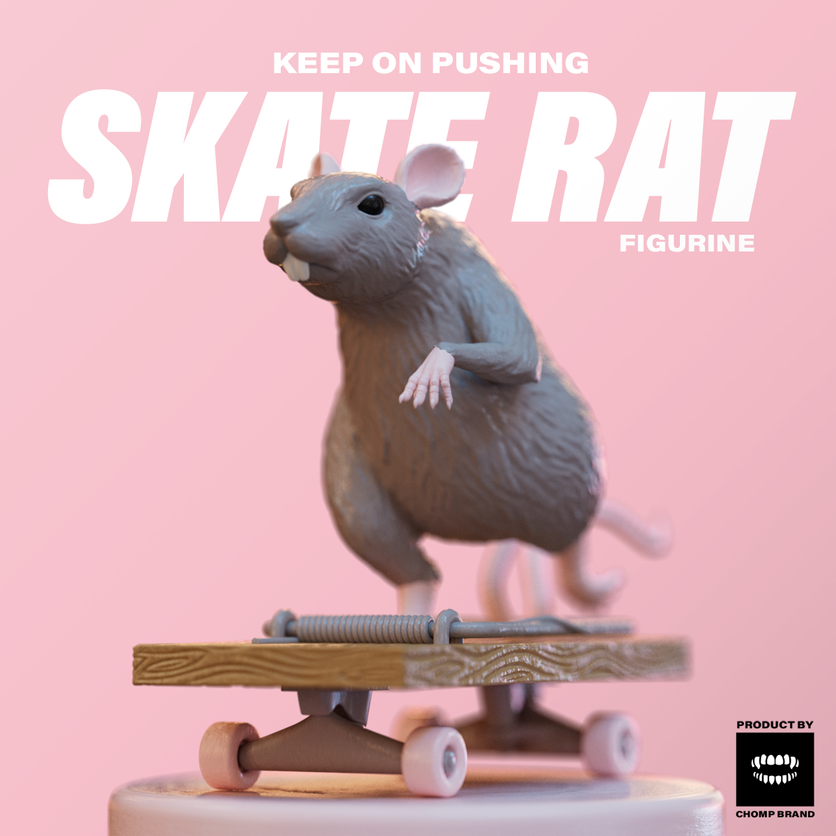 Skate Rat Figurine