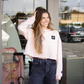 Chomp Women's Crop Crew [Blush]